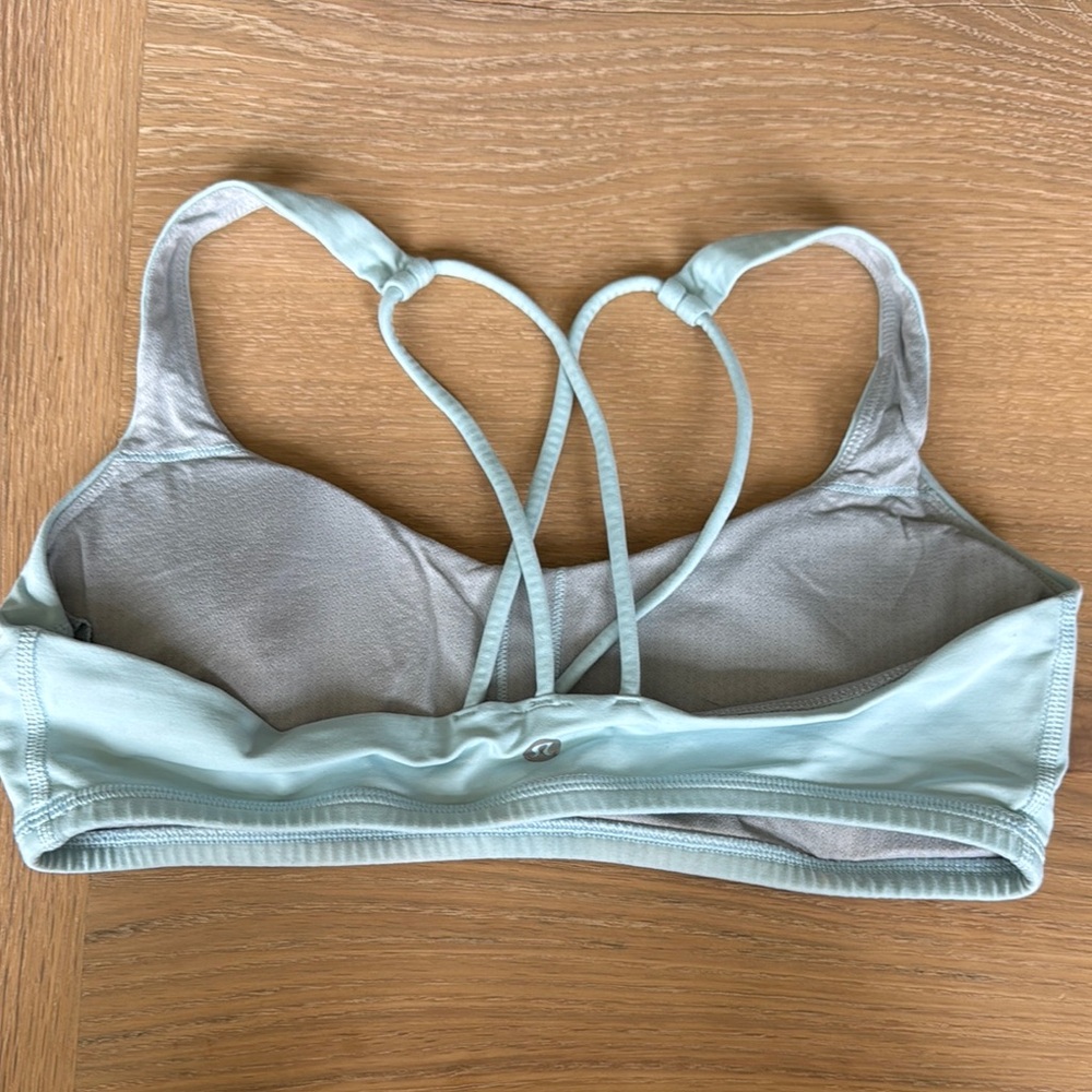 Lululemon Athletica Blue Sports Bra with Strappy Back
